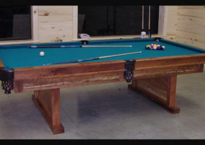 Custom Hand-Made Pool Table