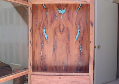 Mesquite Gun Cabinet / Safe Room Door