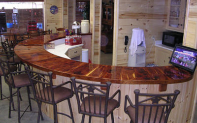 Custom Cedar Bar Top