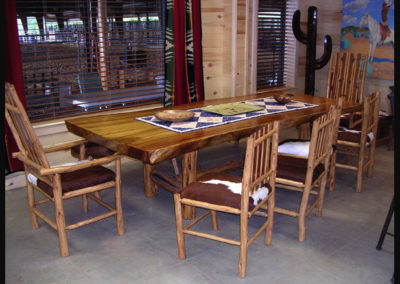 Cypress Table and Cedar Chairs